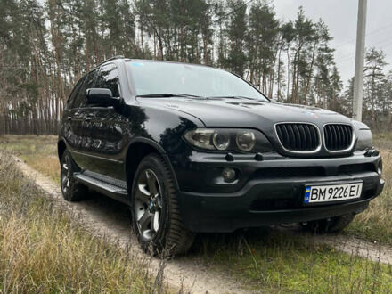 Черный БМВ Х5, объемом двигателя 3 л и пробегом 435 тыс. км за 12500 $, фото 1 на Automoto.ua