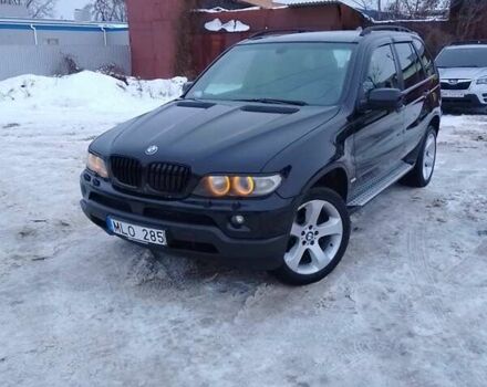 Черный БМВ Х5, объемом двигателя 3 л и пробегом 400 тыс. км за 6500 $, фото 1 на Automoto.ua
