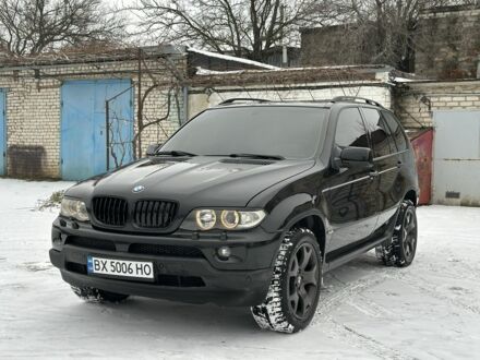 Черный БМВ Х5, объемом двигателя 3 л и пробегом 330 тыс. км за 12100 $, фото 1 на Automoto.ua