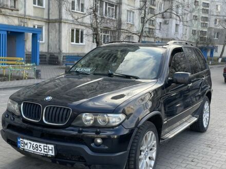 Черный БМВ Х5, объемом двигателя 3 л и пробегом 300 тыс. км за 5800 $, фото 1 на Automoto.ua