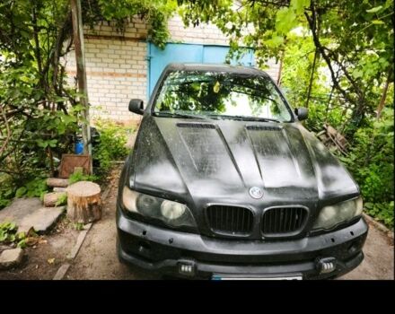 Черный БМВ Х5, объемом двигателя 3 л и пробегом 500 тыс. км за 4800 $, фото 1 на Automoto.ua