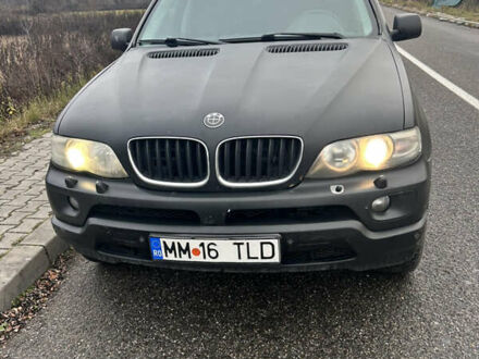 Черный БМВ Х5, объемом двигателя 3 л и пробегом 380 тыс. км за 4200 $, фото 1 на Automoto.ua