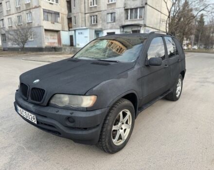 Черный БМВ Х5, объемом двигателя 3 л и пробегом 200 тыс. км за 3500 $, фото 1 на Automoto.ua