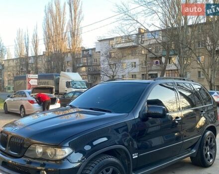Черный БМВ Х5, объемом двигателя 3 л и пробегом 350 тыс. км за 12000 $, фото 1 на Automoto.ua