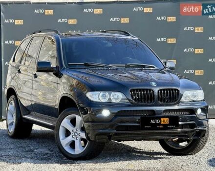 Черный БМВ Х5, объемом двигателя 3 л и пробегом 380 тыс. км за 12500 $, фото 1 на Automoto.ua