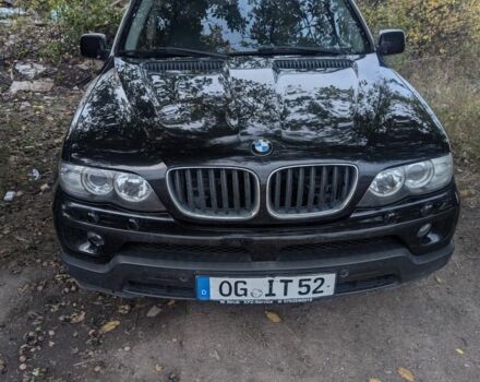 Черный БМВ Х5, объемом двигателя 3 л и пробегом 351 тыс. км за 6200 $, фото 1 на Automoto.ua