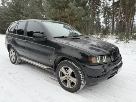 Черный БМВ Х5, объемом двигателя 3 л и пробегом 295 тыс. км за 3950 $, фото 1 на Automoto.ua