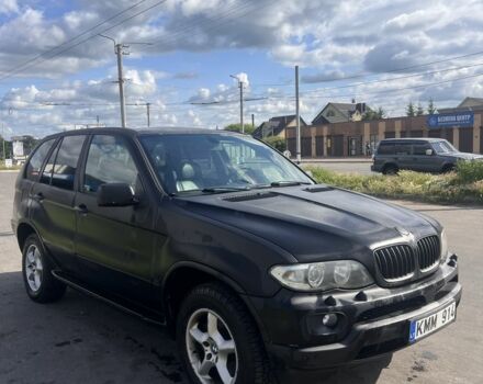 Черный БМВ Х5, объемом двигателя 3 л и пробегом 300 тыс. км за 4300 $, фото 1 на Automoto.ua
