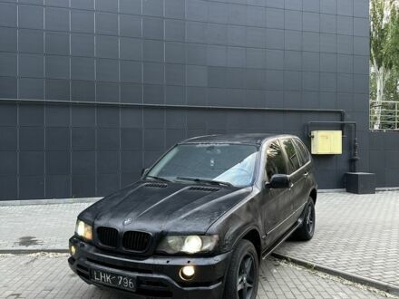 Черный БМВ Х5, объемом двигателя 3 л и пробегом 510 тыс. км за 5550 $, фото 1 на Automoto.ua