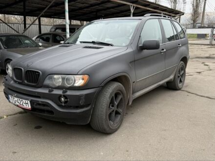 Чорний БМВ Х5, об'ємом двигуна 4.4 л та пробігом 170 тис. км за 2900 $, фото 1 на Automoto.ua