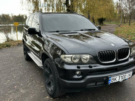 Черный БМВ Х5, объемом двигателя 3 л и пробегом 342 тыс. км за 11800 $, фото 1 на Automoto.ua