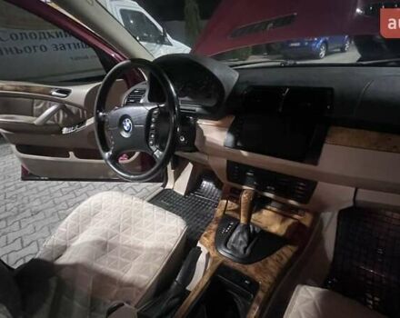 Красный БМВ Х5, объемом двигателя 3 л и пробегом 340 тыс. км за 6500 $, фото 16 на Automoto.ua