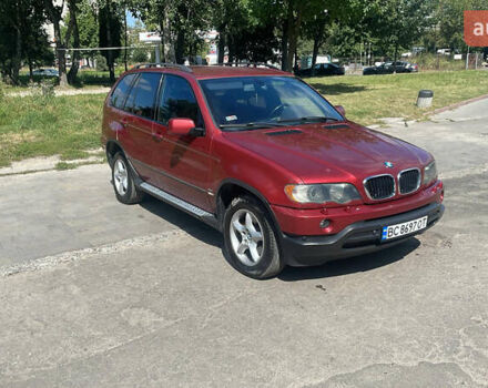 Красный БМВ Х5, объемом двигателя 3 л и пробегом 331 тыс. км за 8100 $, фото 7 на Automoto.ua