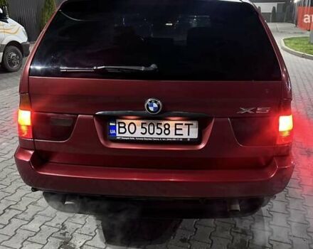 Красный БМВ Х5, объемом двигателя 3 л и пробегом 340 тыс. км за 6500 $, фото 9 на Automoto.ua