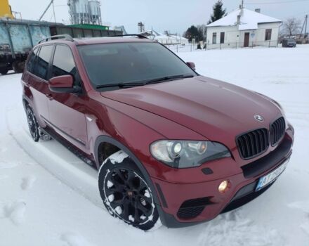 Красный БМВ Х5, объемом двигателя 3 л и пробегом 191 тыс. км за 10900 $, фото 1 на Automoto.ua