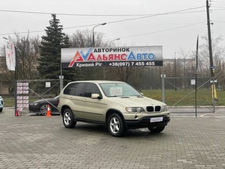 Желтый БМВ Х5, объемом двигателя 3 л и пробегом 385 тыс. км за 8400 $, фото 1 на Automoto.ua