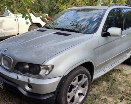 Серый БМВ Х5, объемом двигателя 3 л и пробегом 210 тыс. км за 9500 $, фото 2 на Automoto.ua