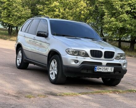 Серый БМВ Х5, объемом двигателя 3 л и пробегом 300 тыс. км за 8505 $, фото 1 на Automoto.ua