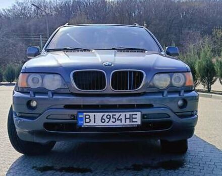Серый БМВ Х5, объемом двигателя 3 л и пробегом 432 тыс. км за 8500 $, фото 1 на Automoto.ua