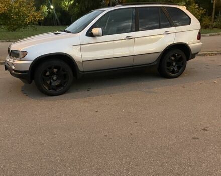 Серый БМВ Х5, объемом двигателя 3 л и пробегом 345 тыс. км за 6100 $, фото 1 на Automoto.ua
