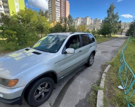 Серый БМВ Х5, объемом двигателя 3 л и пробегом 290 тыс. км за 4800 $, фото 2 на Automoto.ua