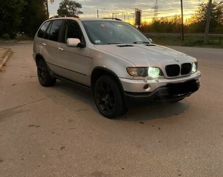 Серый БМВ Х5, объемом двигателя 3 л и пробегом 345 тыс. км за 6100 $, фото 2 на Automoto.ua