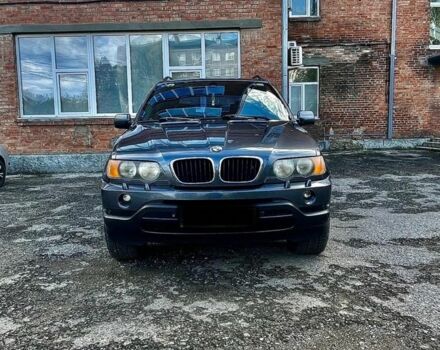 Серый БМВ Х5, объемом двигателя 3 л и пробегом 355 тыс. км за 6000 $, фото 1 на Automoto.ua