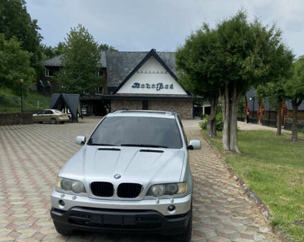 Серый БМВ Х5, объемом двигателя 3 л и пробегом 280 тыс. км за 6600 $, фото 1 на Automoto.ua