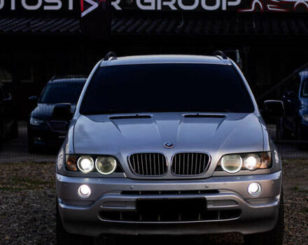 Серый БМВ Х5, объемом двигателя 3 л и пробегом 424 тыс. км за 6400 $, фото 2 на Automoto.ua