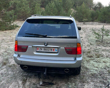 Серый БМВ Х5, объемом двигателя 3 л и пробегом 380 тыс. км за 5000 $, фото 6 на Automoto.ua