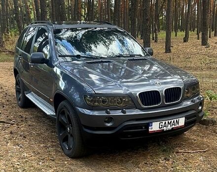 Серый БМВ Х5, объемом двигателя 3 л и пробегом 440 тыс. км за 8100 $, фото 1 на Automoto.ua