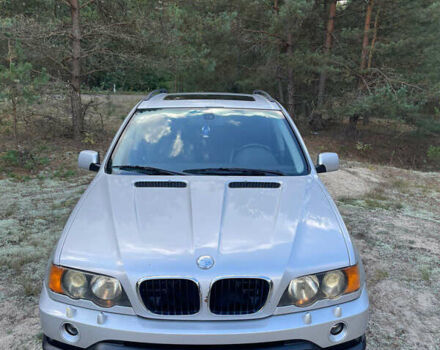 Серый БМВ Х5, объемом двигателя 3 л и пробегом 380 тыс. км за 5000 $, фото 1 на Automoto.ua