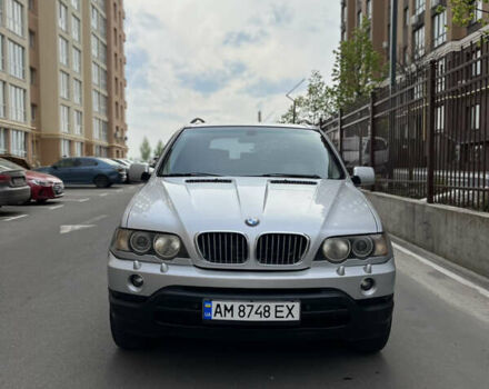 Серый БМВ Х5, объемом двигателя 4.4 л и пробегом 358 тыс. км за 7400 $, фото 2 на Automoto.ua