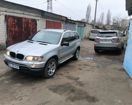 Серый БМВ Х5, объемом двигателя 3 л и пробегом 350 тыс. км за 3850 $, фото 2 на Automoto.ua