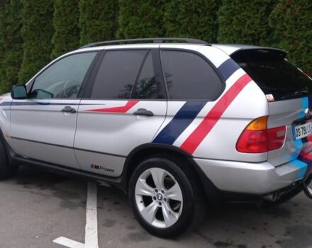 Серый БМВ Х5, объемом двигателя 3 л и пробегом 349 тыс. км за 4500 $, фото 3 на Automoto.ua