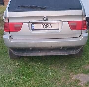 Серый БМВ Х5, объемом двигателя 3 л и пробегом 340 тыс. км за 5000 $, фото 2 на Automoto.ua