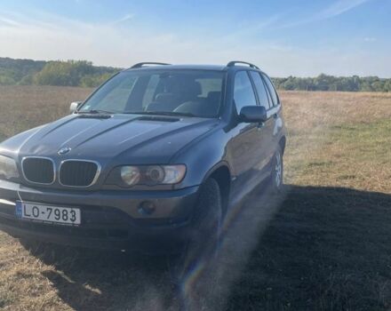 Серый БМВ Х5, объемом двигателя 3 л и пробегом 320 тыс. км за 4650 $, фото 3 на Automoto.ua