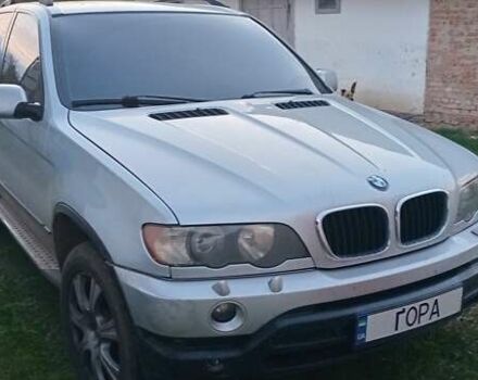 Серый БМВ Х5, объемом двигателя 3 л и пробегом 340 тыс. км за 5000 $, фото 1 на Automoto.ua