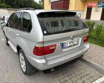 Серый БМВ Х5, объемом двигателя 3 л и пробегом 320 тыс. км за 7750 $, фото 2 на Automoto.ua
