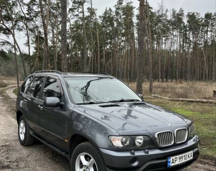 Серый БМВ Х5, объемом двигателя 3 л и пробегом 270 тыс. км за 7300 $, фото 1 на Automoto.ua