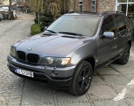 Серый БМВ Х5, объемом двигателя 3 л и пробегом 400 тыс. км за 4650 $, фото 1 на Automoto.ua