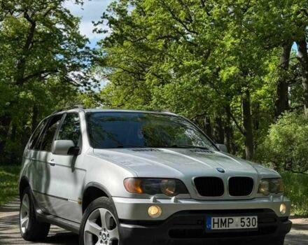 Серый БМВ Х5, объемом двигателя 3 л и пробегом 350 тыс. км за 4500 $, фото 2 на Automoto.ua