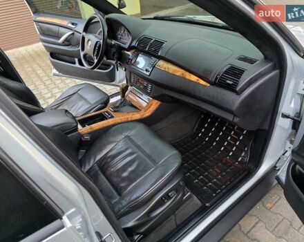 Серый БМВ Х5, объемом двигателя 3 л и пробегом 295 тыс. км за 7999 $, фото 81 на Automoto.ua