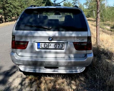 Серый БМВ Х5, объемом двигателя 3 л и пробегом 320 тыс. км за 4500 $, фото 4 на Automoto.ua