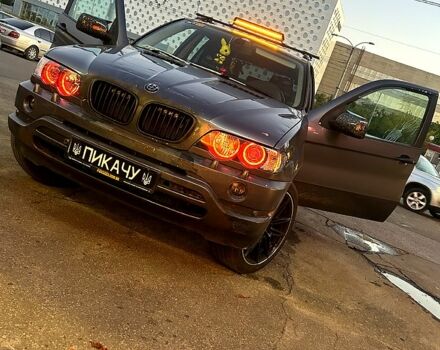Серый БМВ Х5, объемом двигателя 3 л и пробегом 315 тыс. км за 8350 $, фото 3 на Automoto.ua