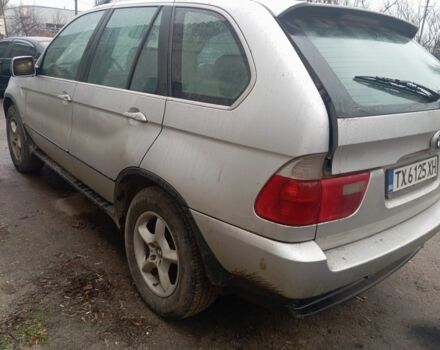Серый БМВ Х5, объемом двигателя 3 л и пробегом 210 тыс. км за 4700 $, фото 3 на Automoto.ua
