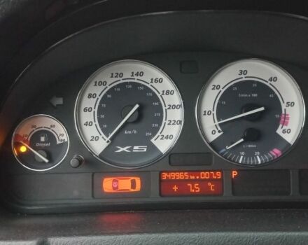Серый БМВ Х5, объемом двигателя 3 л и пробегом 349 тыс. км за 4500 $, фото 7 на Automoto.ua