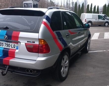 Серый БМВ Х5, объемом двигателя 3 л и пробегом 349 тыс. км за 4500 $, фото 4 на Automoto.ua