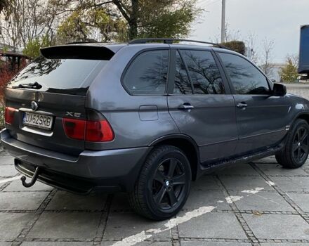 Серый БМВ Х5, объемом двигателя 3 л и пробегом 400 тыс. км за 4650 $, фото 4 на Automoto.ua