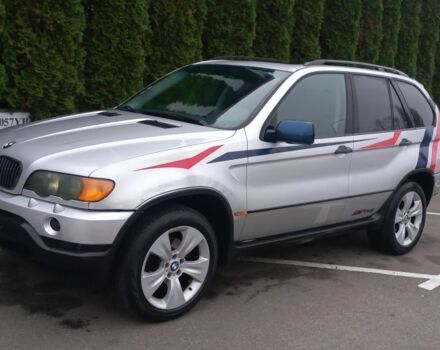 Серый БМВ Х5, объемом двигателя 3 л и пробегом 349 тыс. км за 4500 $, фото 1 на Automoto.ua